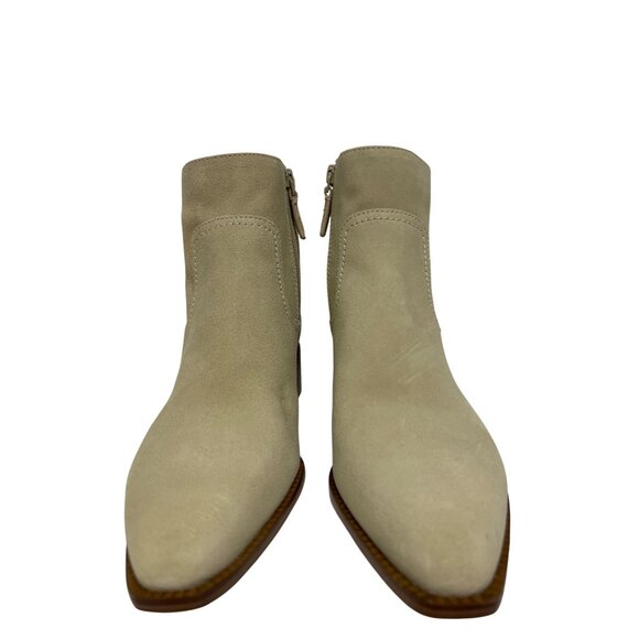 Cole Haan Naia Women's Ankle Boots Tan Suede Chelsea Pointed Toe Size 7 NEW - Picture 3 of 10